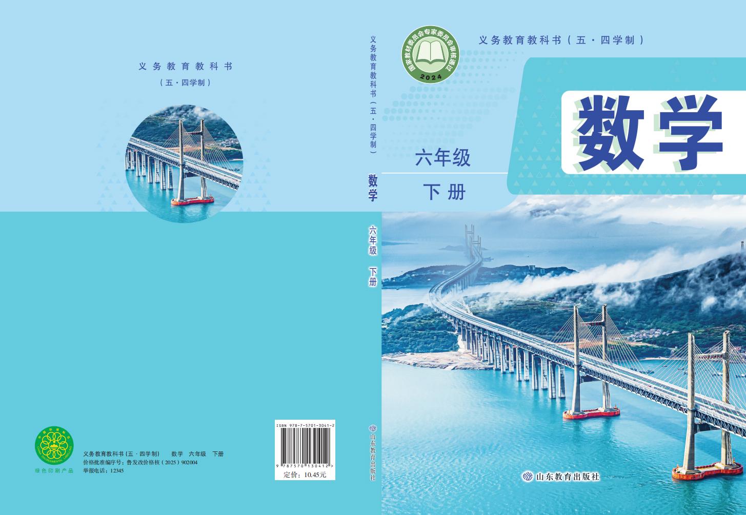 义务教育教科书（五•四学制）•鲁教版数学_六年级_下册_山东教育出版社_PDF电子书电子版下载