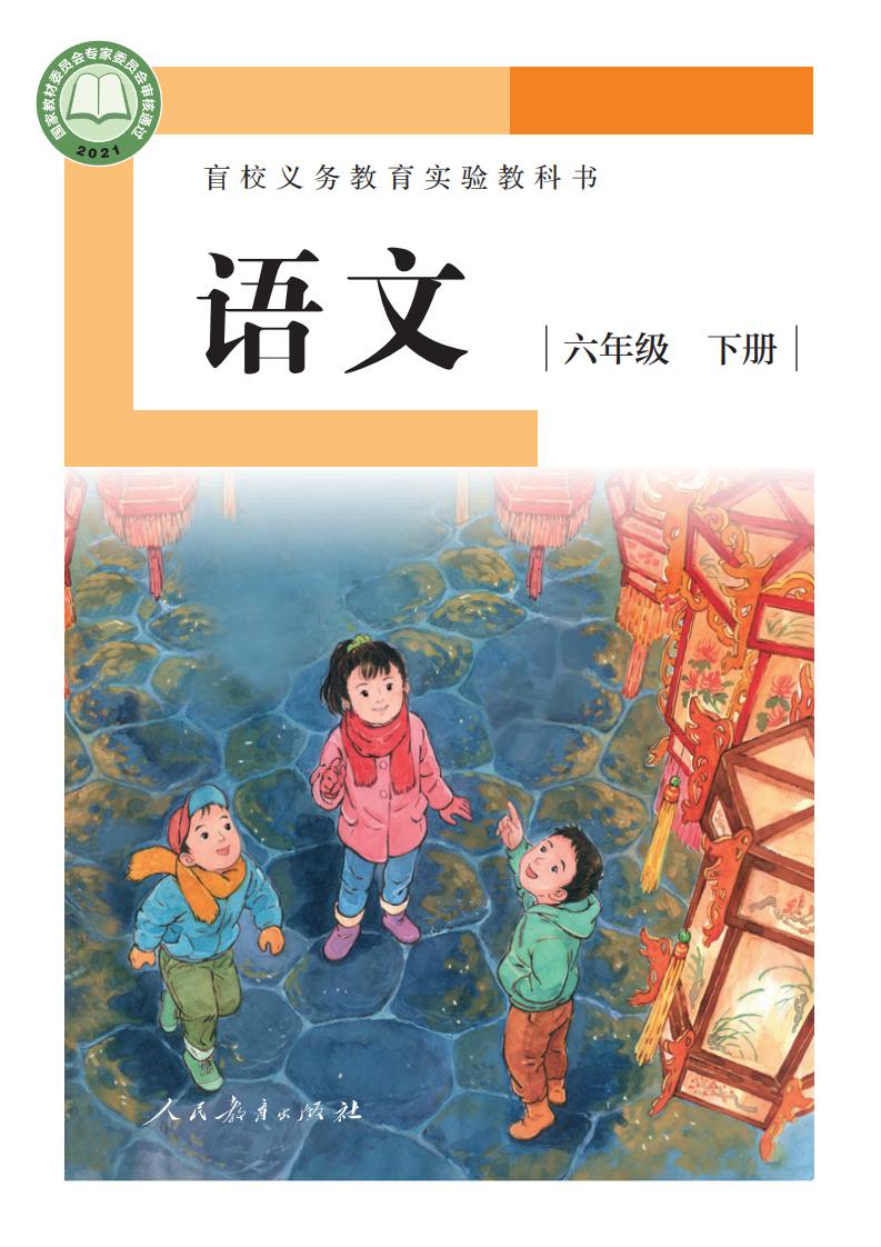 盲校义务教育实验教科书 语文 六年级 下册（供低视力学生使用）PDF电子书电子版下载