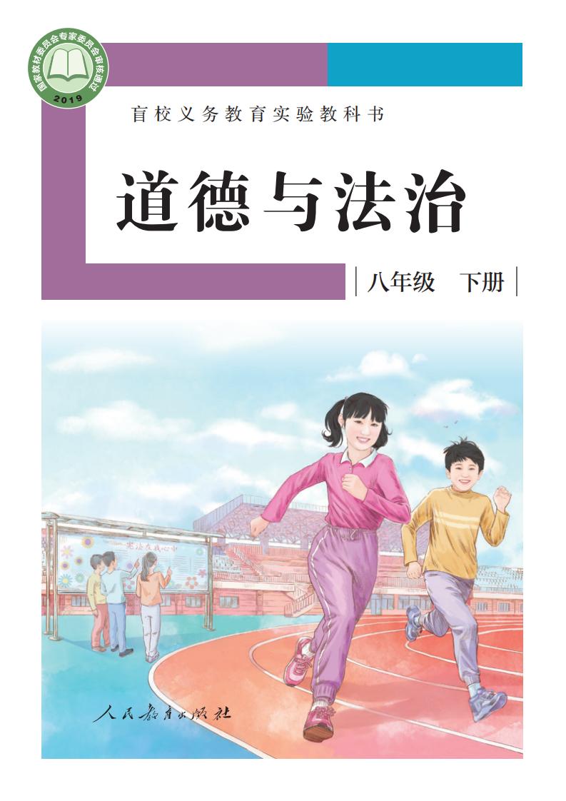 盲校义务教育实验教科书 道德与法治 八年级 下册（供低视力学生使用）PDF电子书电子版下载