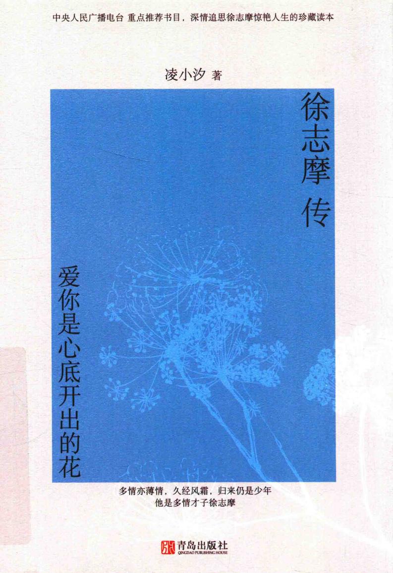 徐志摩传 爱你是心底开出的花 (凌小汐著,PDF电子书电子版下载
